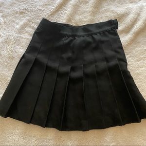 American Apparel black tennis skirt